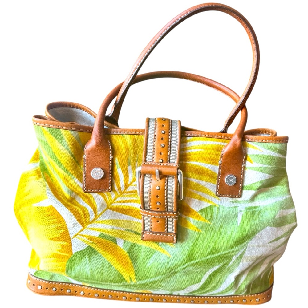 Michael Michael Kors Large Tropical Print Handbag / Tote